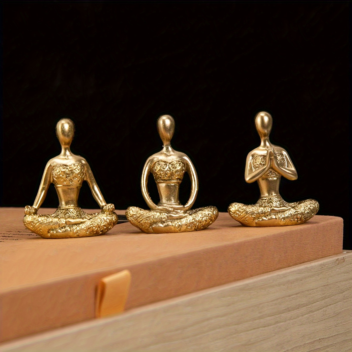 4pcs/1set Figurinhas De Yoga Modernas Decoração De Mesa De - Temu