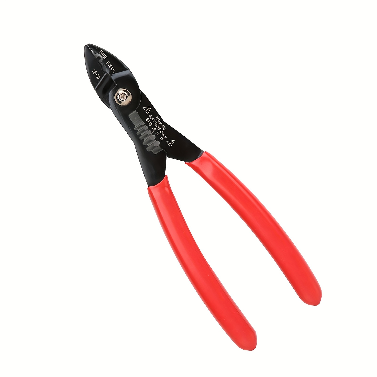 7-Inch 4-in-1 Cable Crimping Tool - Wire Stripper & Crimper For 12-20 AWG Electrical Work