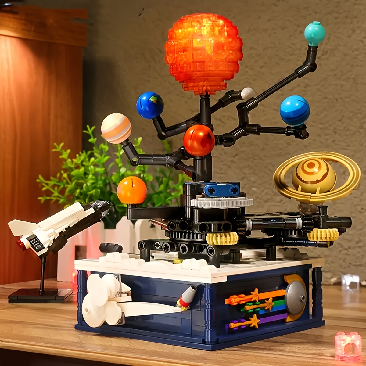 

Educational Solar System Building Blocks - A Perfect School Birthday Gift And Model For Rotating Learning Science And Astronomy