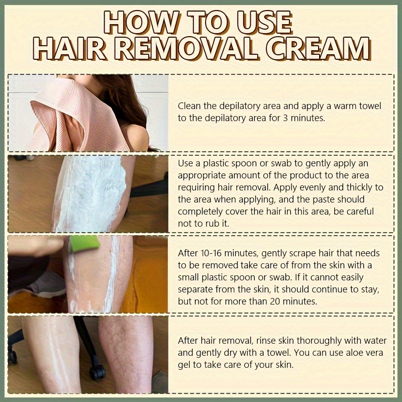 1.76oz Coconut Hair Removal Cream Contains Coconut Oil And Jojoba Oil Mild And Non irritating Gentle Hair Removal Cream Painless And Non damaging