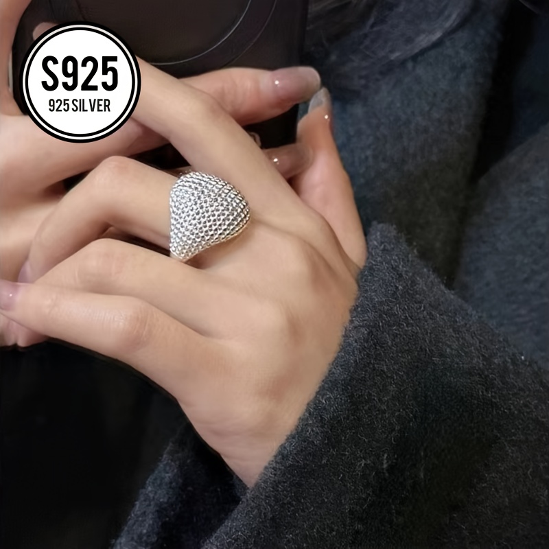 Hypoallergenic Bead Hollow Ring - Mother's Gift - 5g