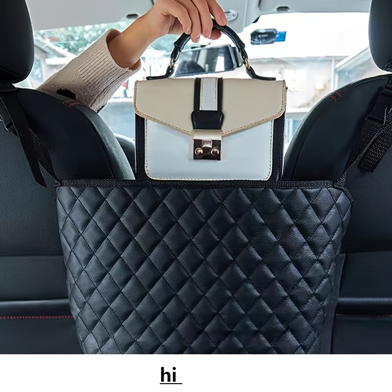 Car Storage Mesh Bag, Front Seat Storage Hanging Bag, Car Storage Bag, Multifunctional In-car Storage Supplies