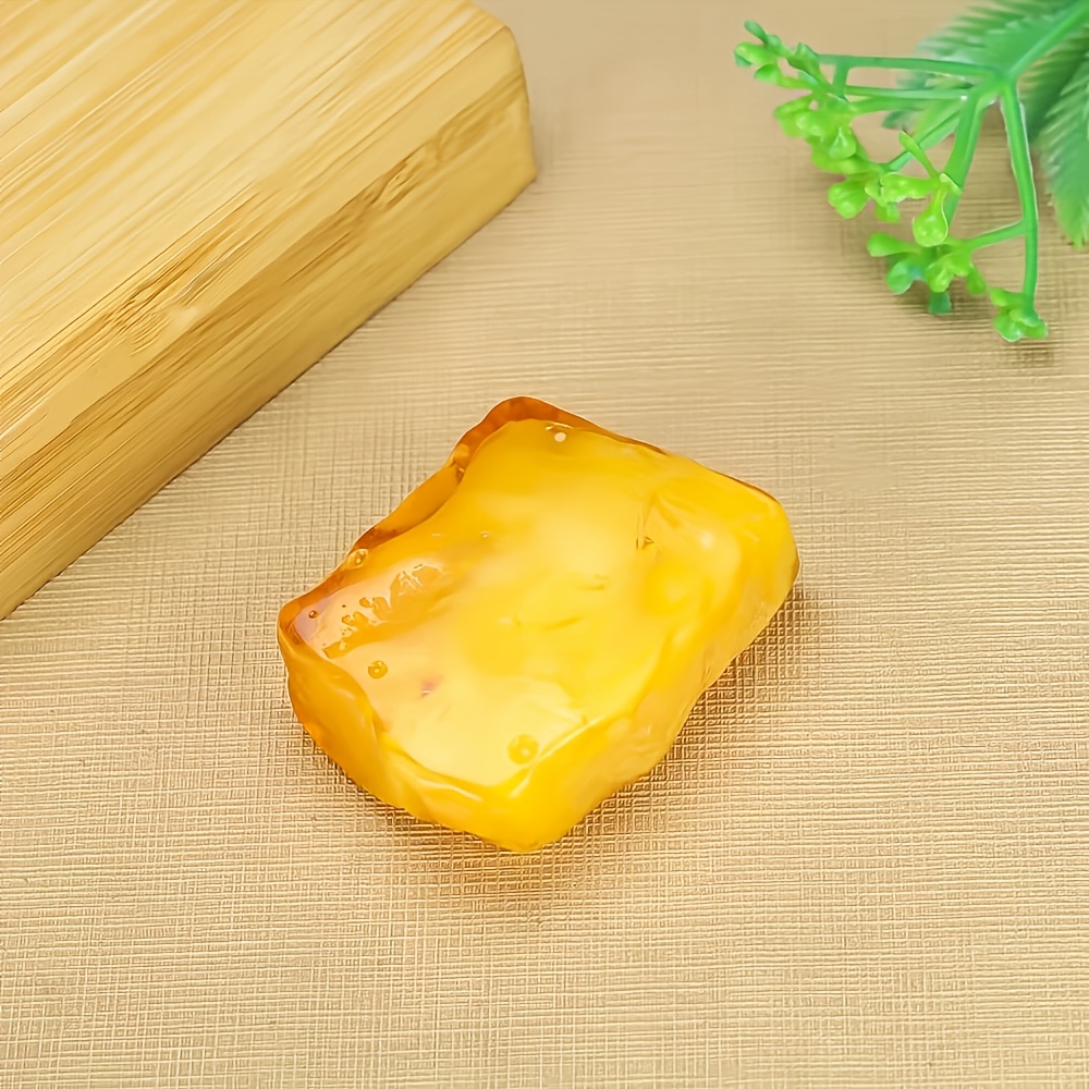 Natural Beeswax Stone Pendant for Men and Women
