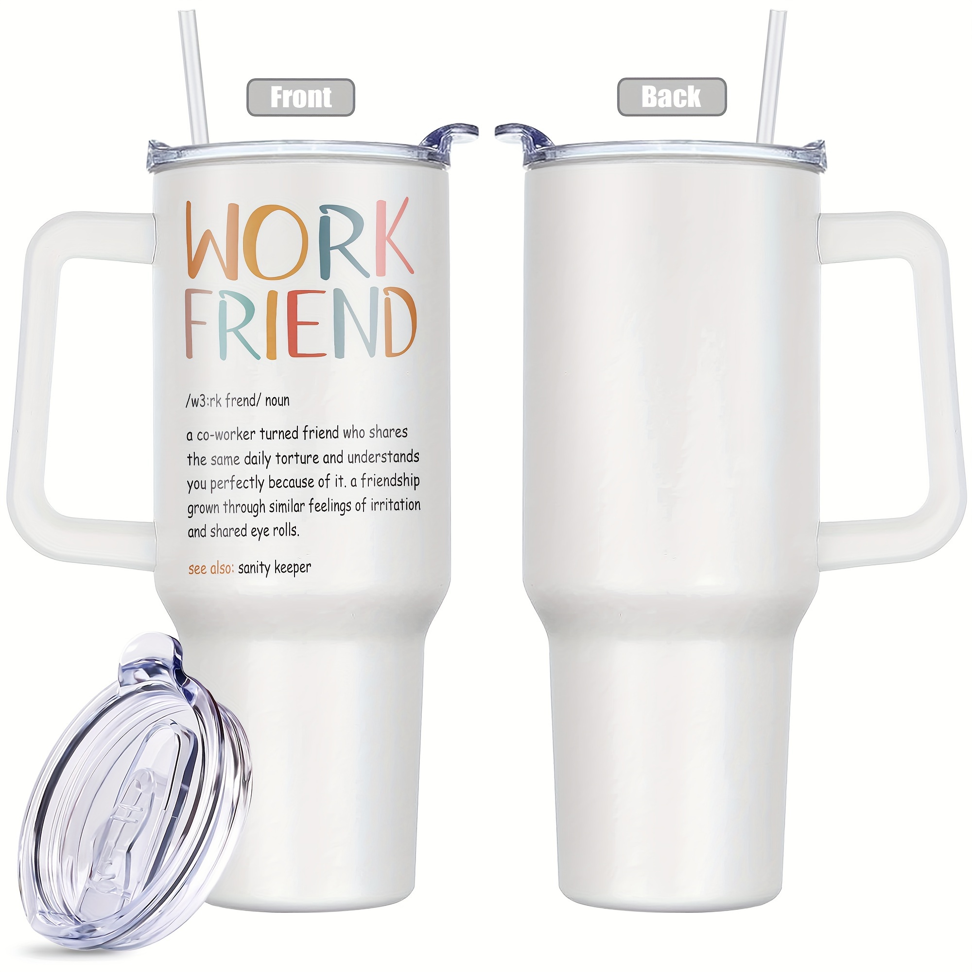 

1pc, Coworker Gifts For Women - Farewell Gifts For Coworkers, Coworker Leaving Gifts For Women, Going Away Gift For Coworker, Goodbye Gifts For Coworkers - Birthday Gifts For Coworkers - 40 Oz Tumbler