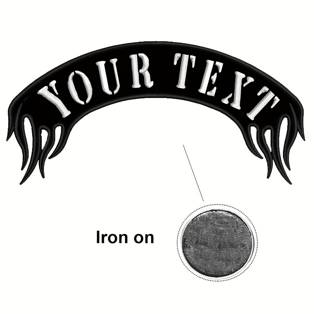 TEMU Embroidery And Ironing Custom Name Patch, Suitable For Motorcycle Cyclists, , And | Sewing Or Ironing Rider Patch Suitable For Backpacks, Jeans,