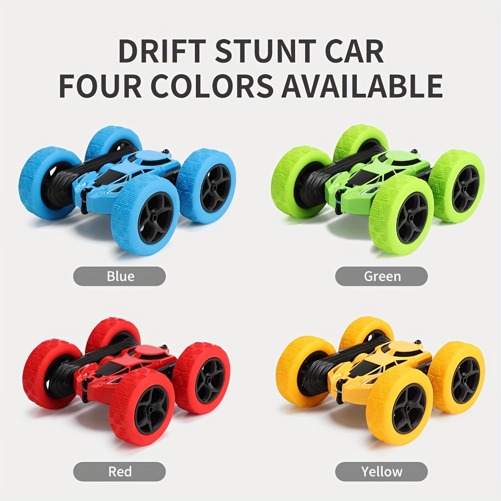 

Remote Control Car, 4wd Rc Car Toy, 2 Sided Flip Rotating Vehicle, Suitable For Outdoor Parties And , Christmas Halloween And Birthday Gifts