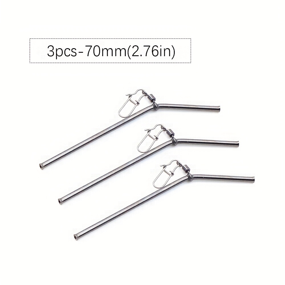 3pcs Carp Fishing Accessories Anti Leger Boom Method Feeder Rig Bait Cage Connector Hook Snap Swivels For Carp Tackle