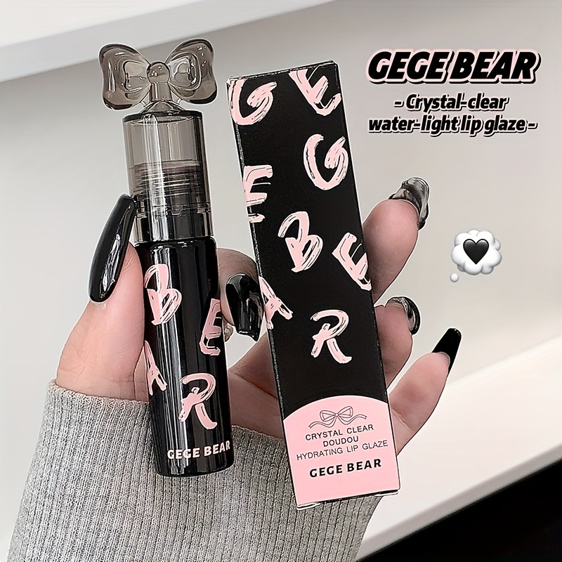gege bear crystal lip gloss a translucent water - Temu Oman