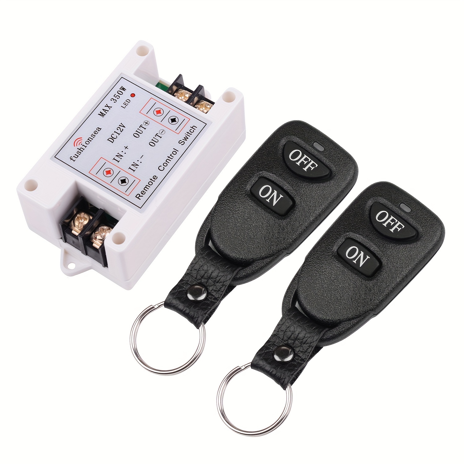 433mhz 12v Wireless Remote Control Switch 40a Relay, High Quality Remote Control For Motors, Pumps, Lamps, Etc., Industrial Control