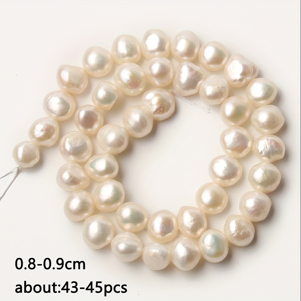 Image of Ttuiji Natural Freshwater Pearls Beads 5-10mm Irregular Shape - (,,,) Loose Beads For Making, Handmade Bracelets, Necklaces & Earrings - Authentic Freshwater Pearls