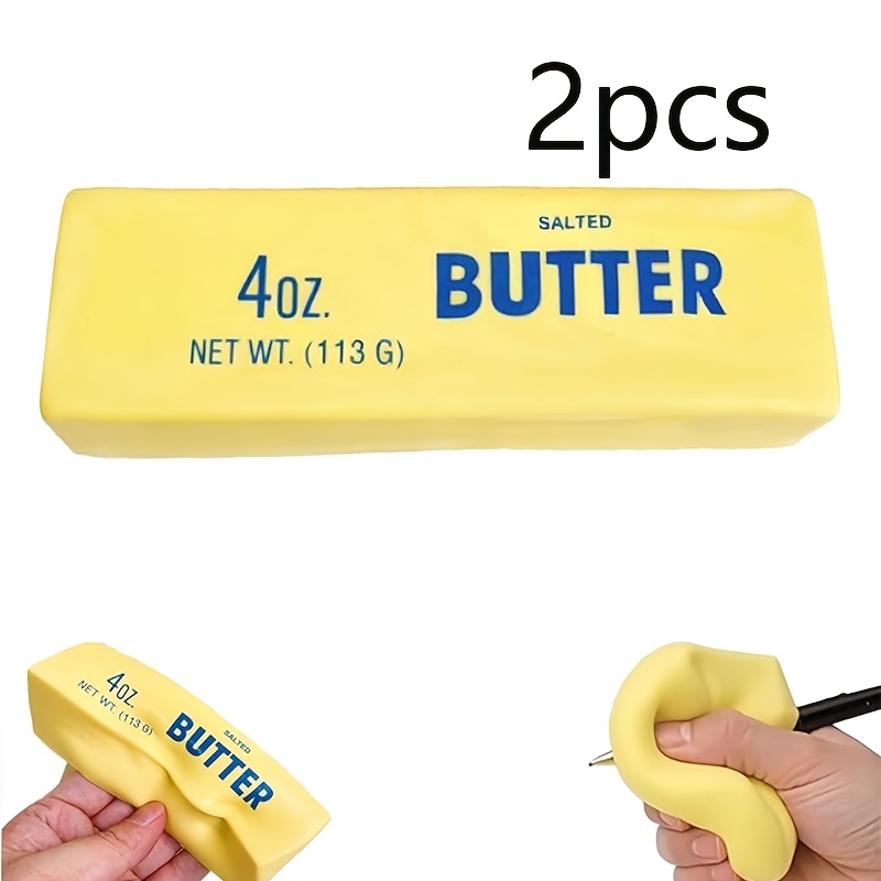 2pcs 4pcs slow rebound butter bar finger sensory toys   sensory relaxation toys   adults easter and small gifts for stockings
