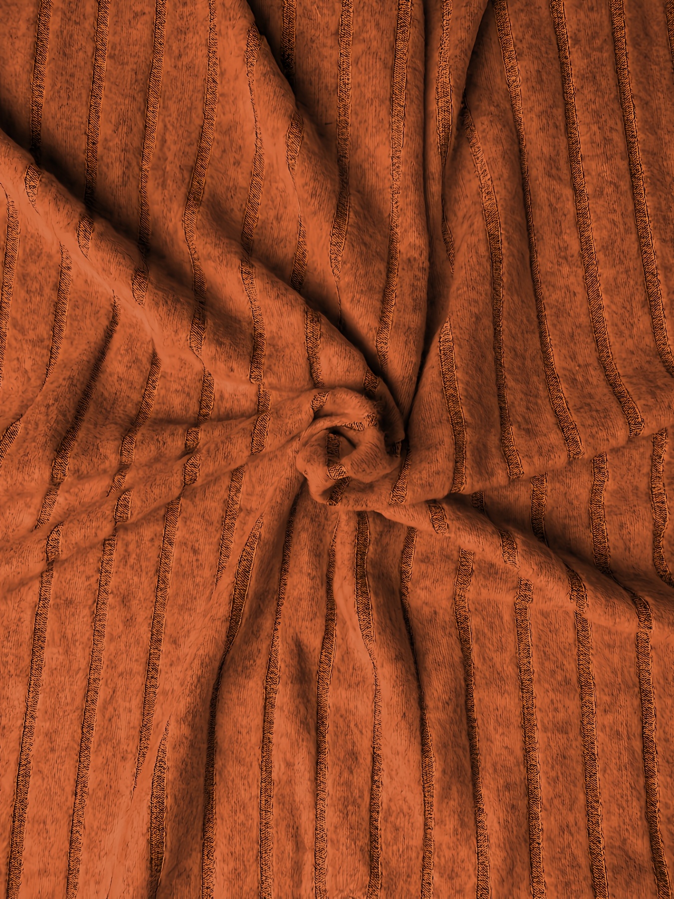 Plus Size V-Neck Casual Elegant Women's Top - Stretchy Fabric, Machine Washable, All-Season Versatile Blouse for Everyday & Formal Wear, Ribbed Texture, Medium Elasticity