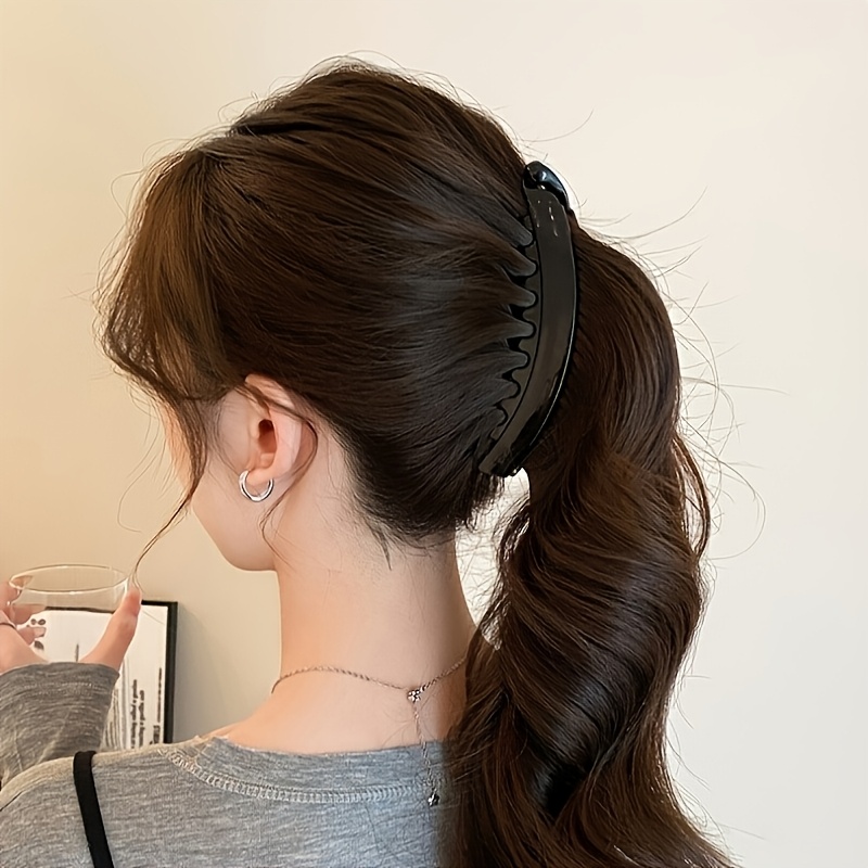 2pcs Large Size Hair Clips with Back Combs
