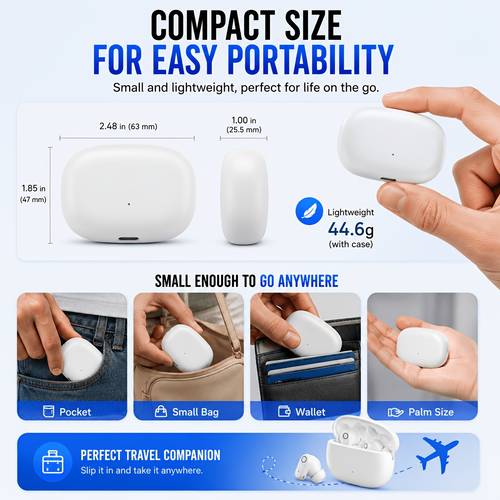 new 5 4 wireless wireless earbuds with built in microphone gaming earbud music and video low latency charging case with led battery display in ear design compatible with ios smartphone