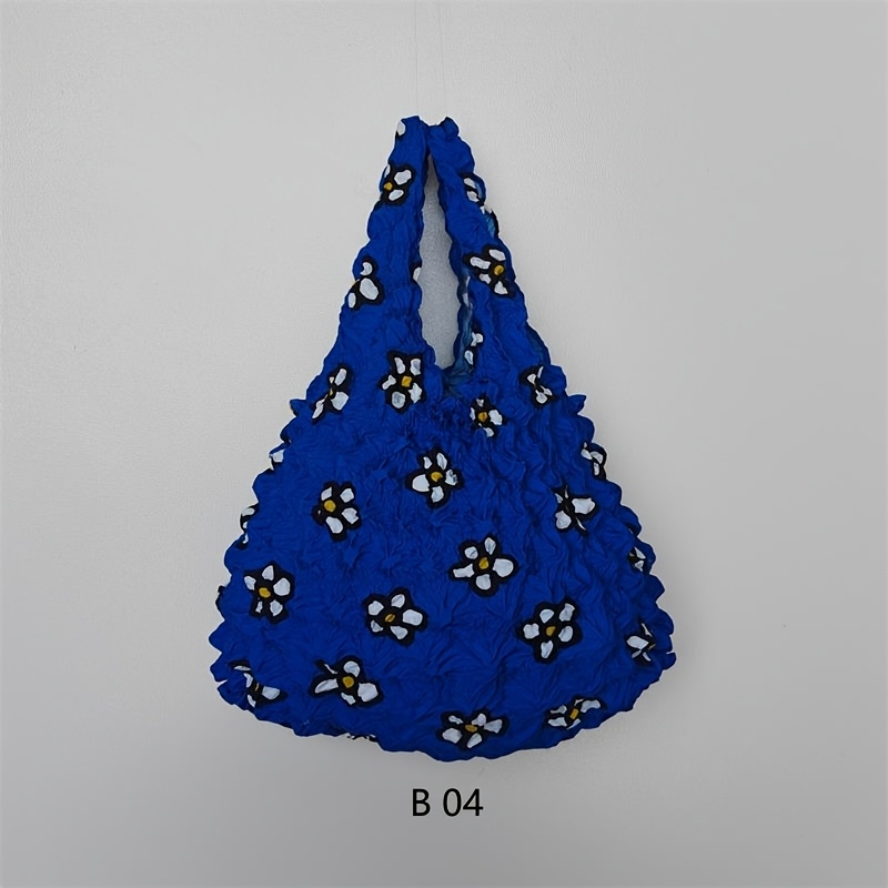 TEMU [Sac Extensible Magique] Nouveau Sac de Courses à Plis Bulles | Cabas Rétractable Grande Capacité, Sac de Courses Style Japonais Élastique et