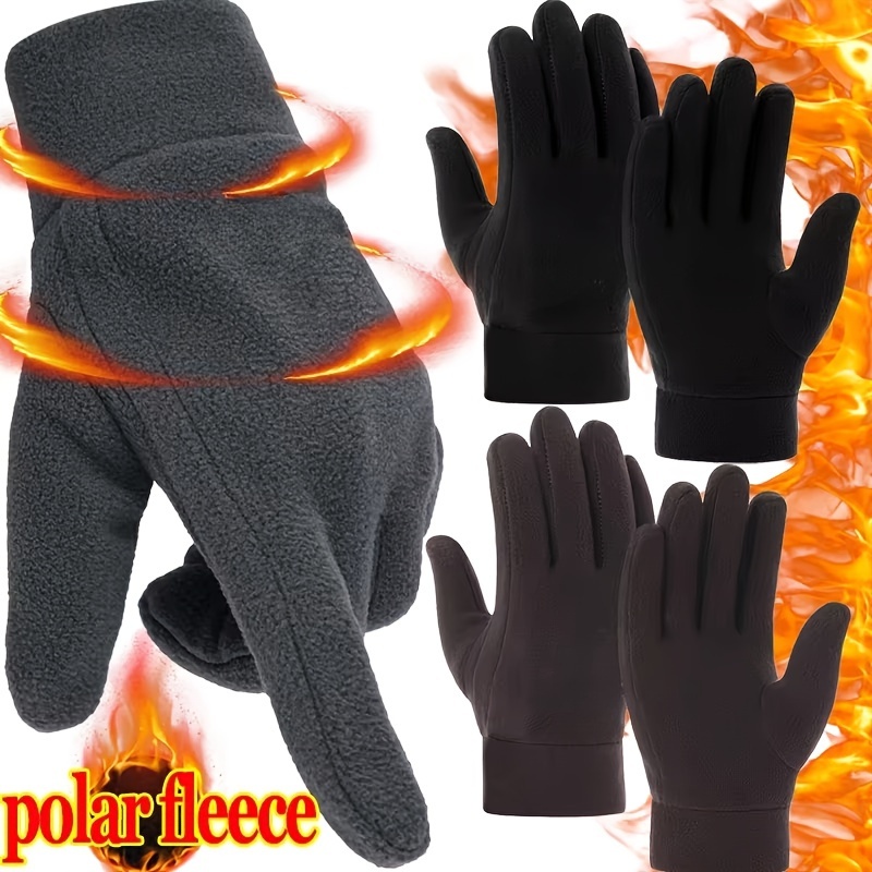 

Winter Cycling Motorcycle Skiing Five-finger Gloves Cold Protection Warm Running Fingerless Gloves