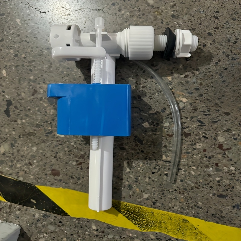 Image of 1pc Toilet Water Tank Inlet Valve, Universal Water Injection Valve, Compatible With Hardware Wholesale/ Sanitary Ware Maintenance, Copper Joint Leak Proof And Durable, Compatible With Multiple Sizes