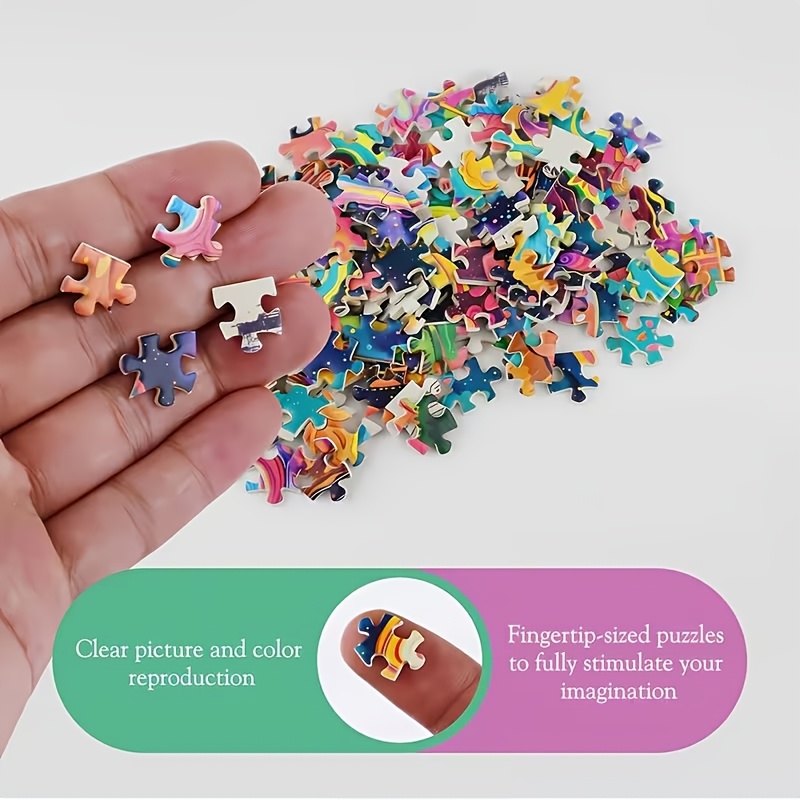 1000pcs Mini Jigsaw Puzzle, Holiday Gift