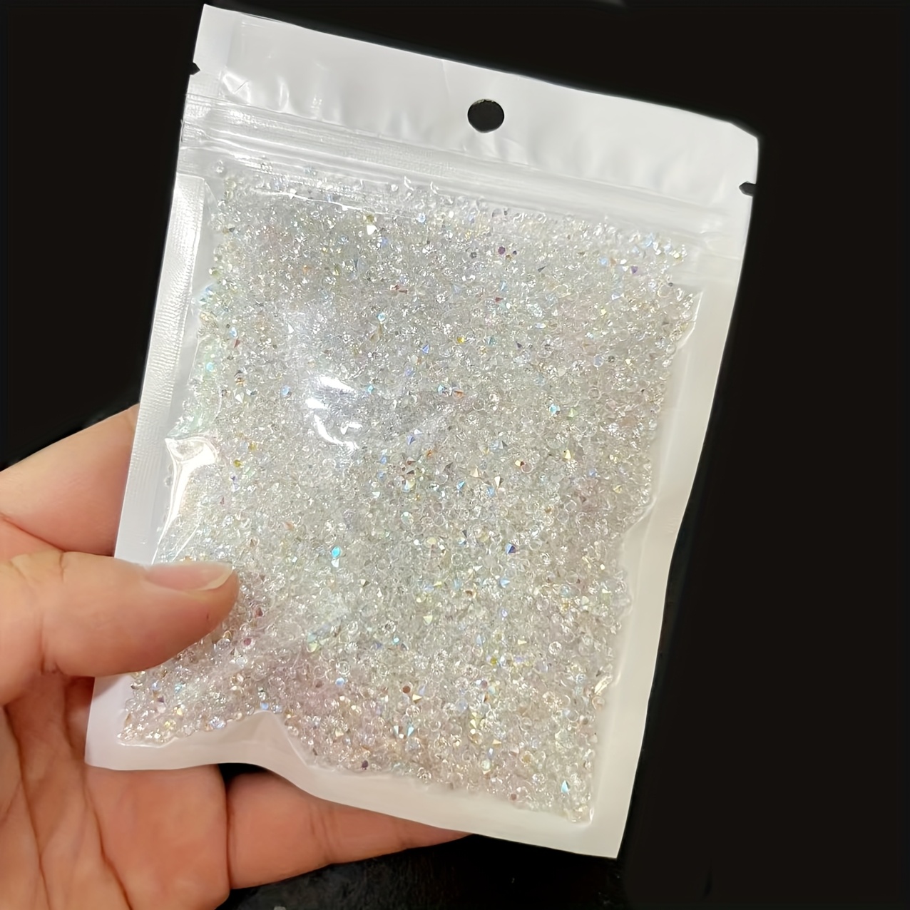 E-shop 15000 Stück 2mm Spitzboden AB-Farben Nagelsteine für DIY Schmuckherstellung