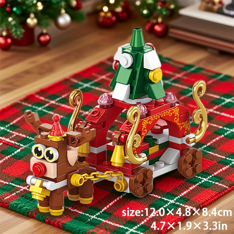 8IN1 Christmas Assembling Building Blocks Ornaments Set