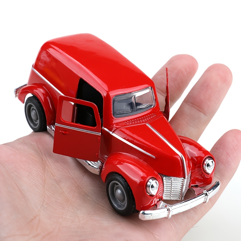TEMU Voiture jouet vintage à l'échelle 1/38 avec portes ouvrantes, en , un jouet pour garçons, un cadeau