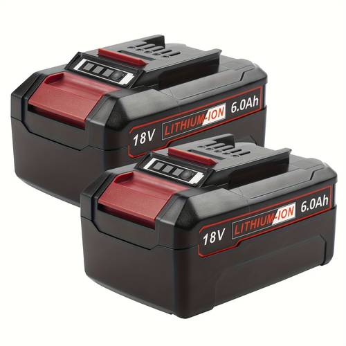 Artikelbild 2er-set 18v 6000mah akku-packs, kompatibel mit einhell tools 4511396 4511437neu pxbp-600 px-bat52 akku-elektrowerkzeug-akkus