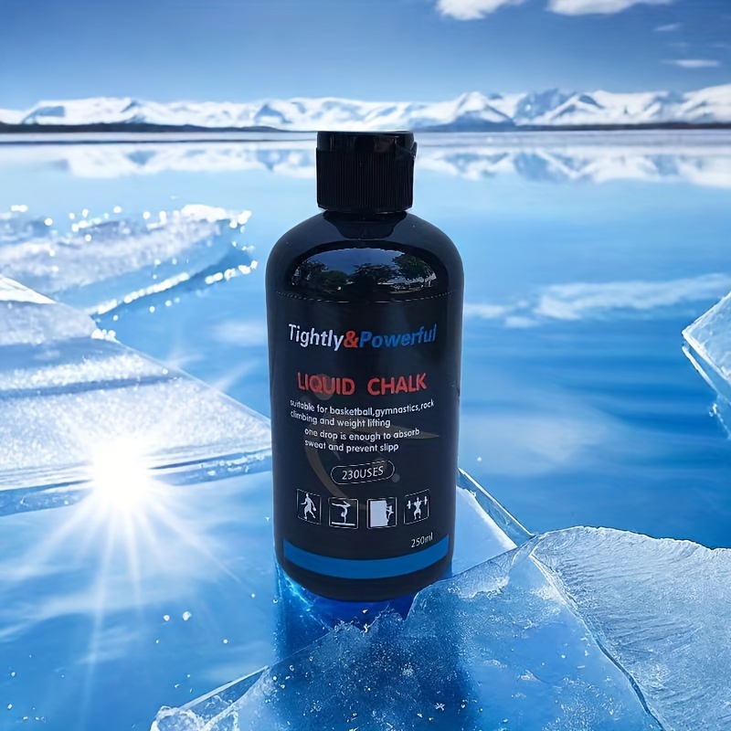 250ml Liquid Magnesium Powder - Magnesium Chloride for Sports & Gym,, Climbing, Weightlifting, Lead Balls & Pull-Up Bars - Antipperspiration Magnesium Gel Suitable for Climbing, Weight Training, Bodybuilding