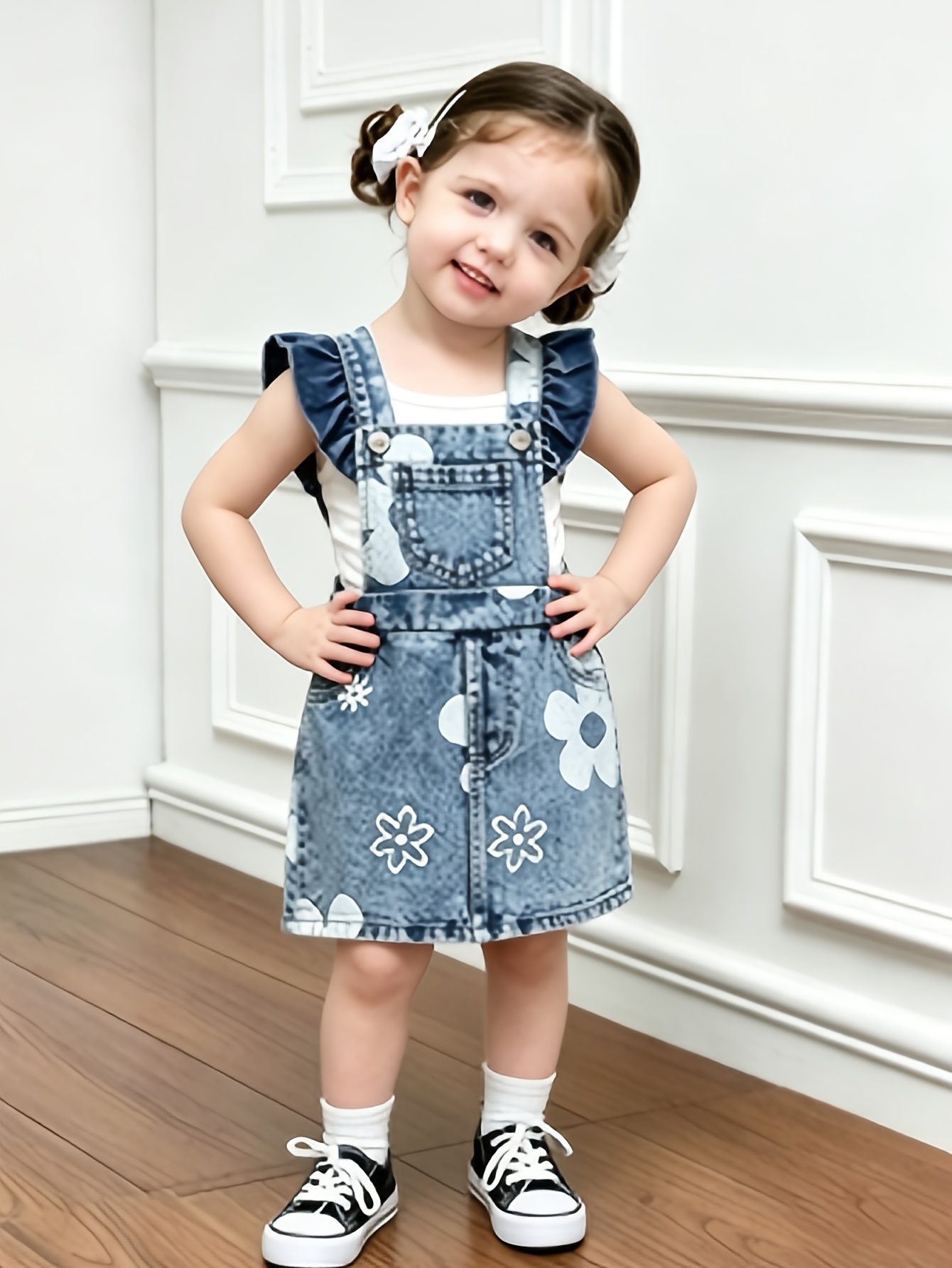 Oshkosh Baby Girl Oshkosh Jumper Dress Discounts Oshkosh Denim Jumper Dress Baby Girls' Floral Print Responsive