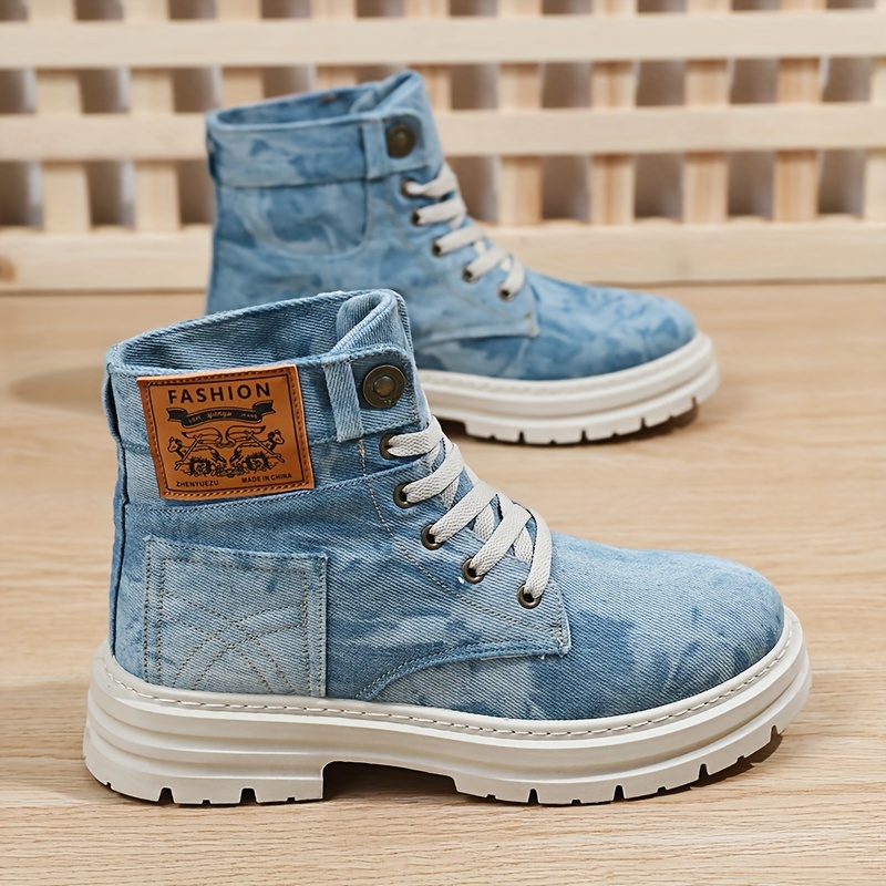 herren retro schnür casual cowboy stiefel outdoor abenteuer Temu