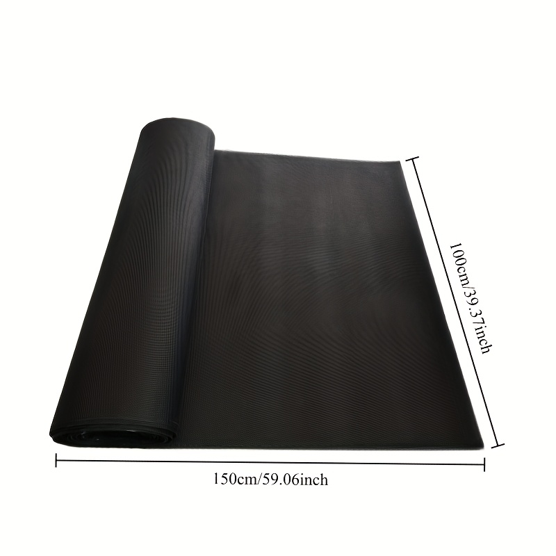 E-shop Langlebige Schwarze -Mesh-Abdeckung – Atmungsaktive PVC-Auflage für Outdoor-Liegestühle, geeignet für Strandliegen, Bürostühle