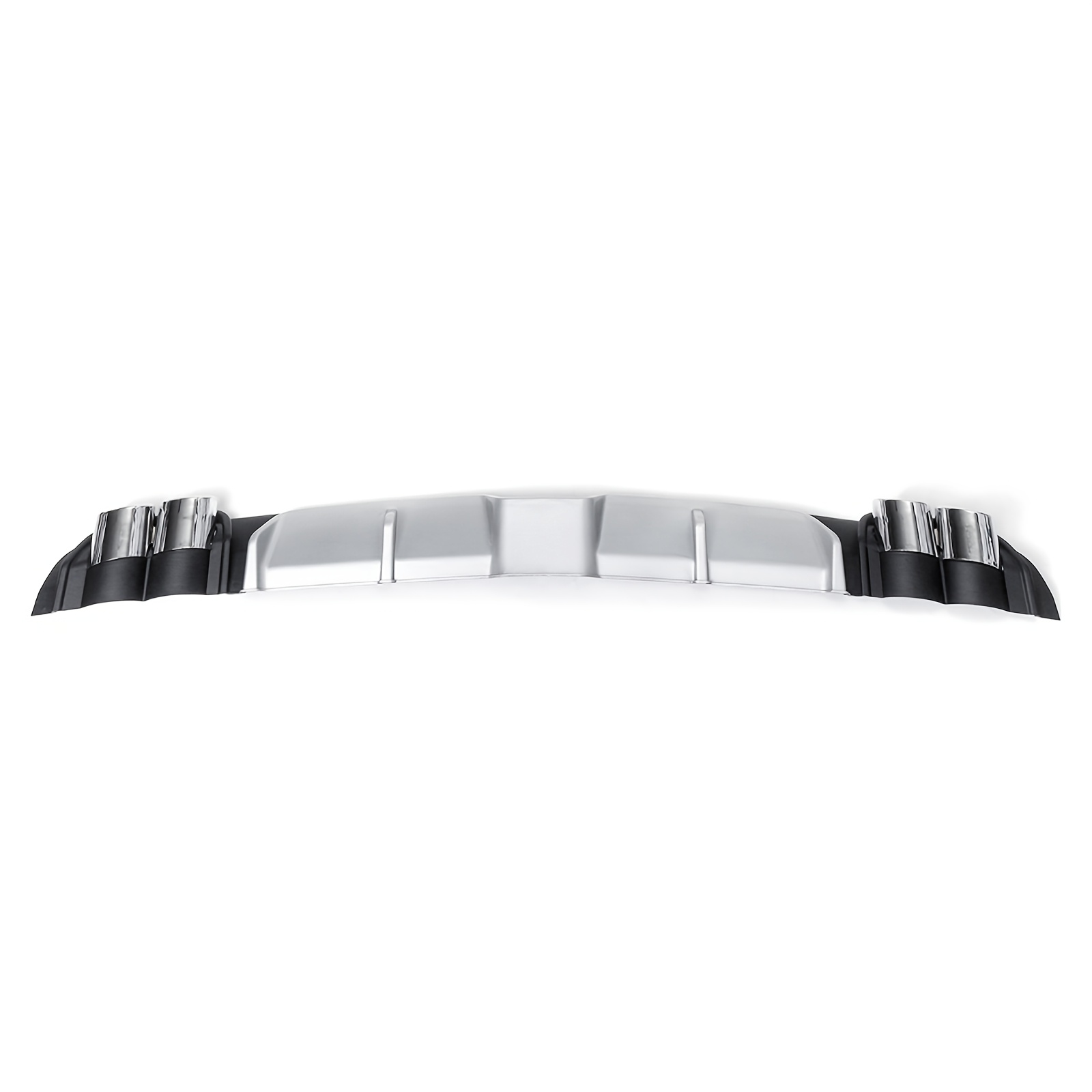 Universal Rear Bumper Lip Spoiler / Diffuser – Black Fiberglass – 50.8" X 5"
