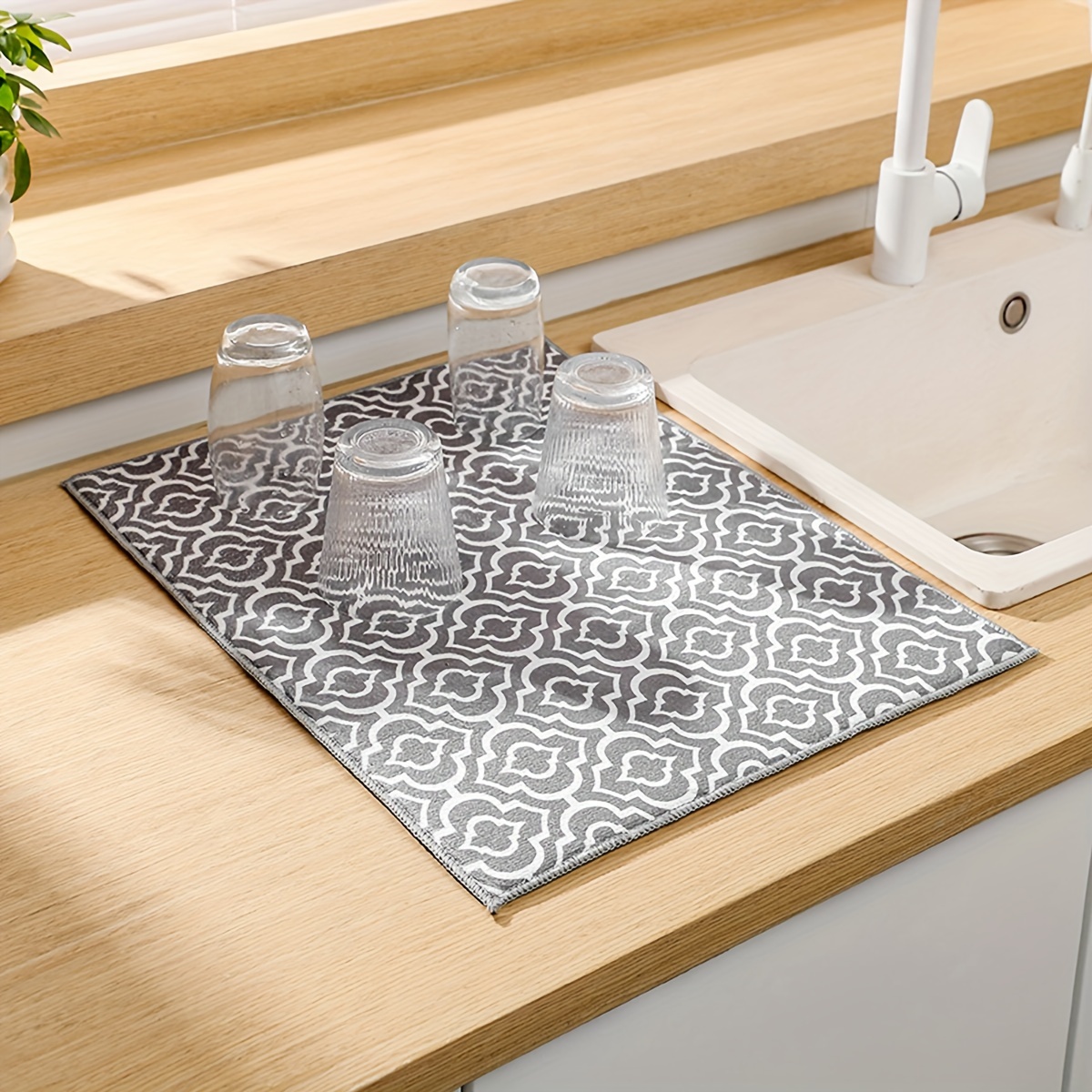 

- Polyester Mat - , -dry Dish & Pad | Countertop For & Appliances