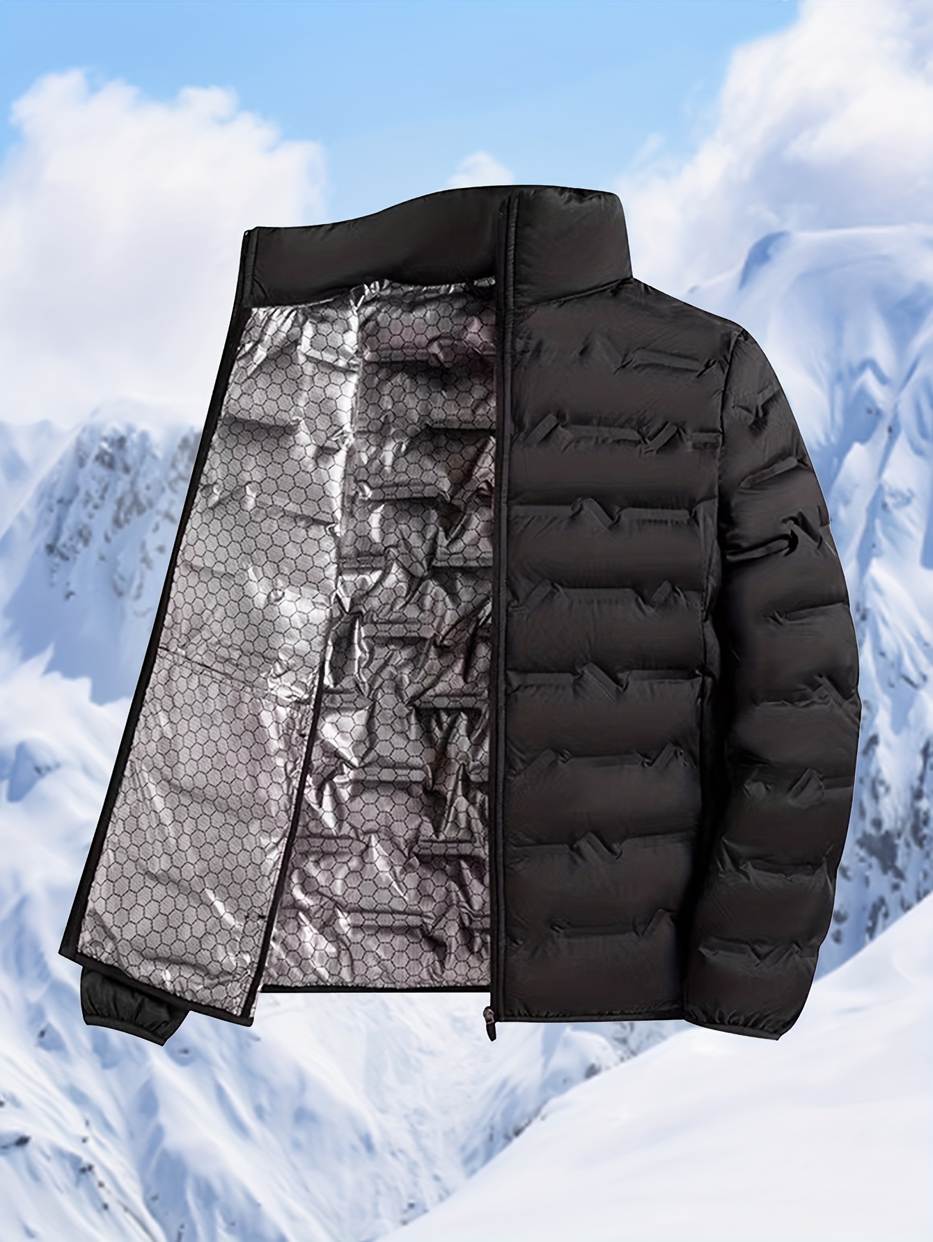new arrival solid color down jacket winter warm turn down collar cardigan trendy mens wear comfortable casual versatile   winter jacket for men farm mundo