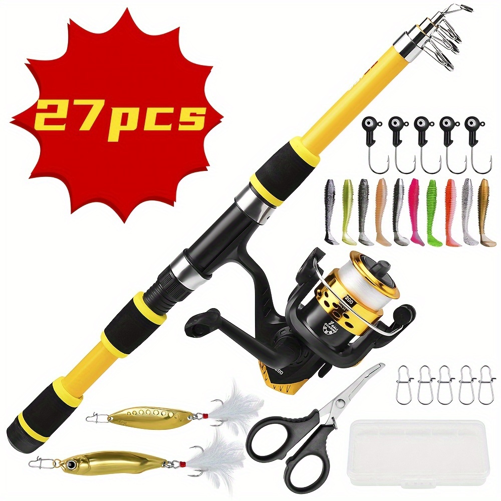 Long Telescopic Fishing Pole Saltwater Fishing Rod Super Long Retractable  Fishing Pole for Starter & Anglers Freshwater Fishing Rod for Anglers :  : Sports & Outdoors