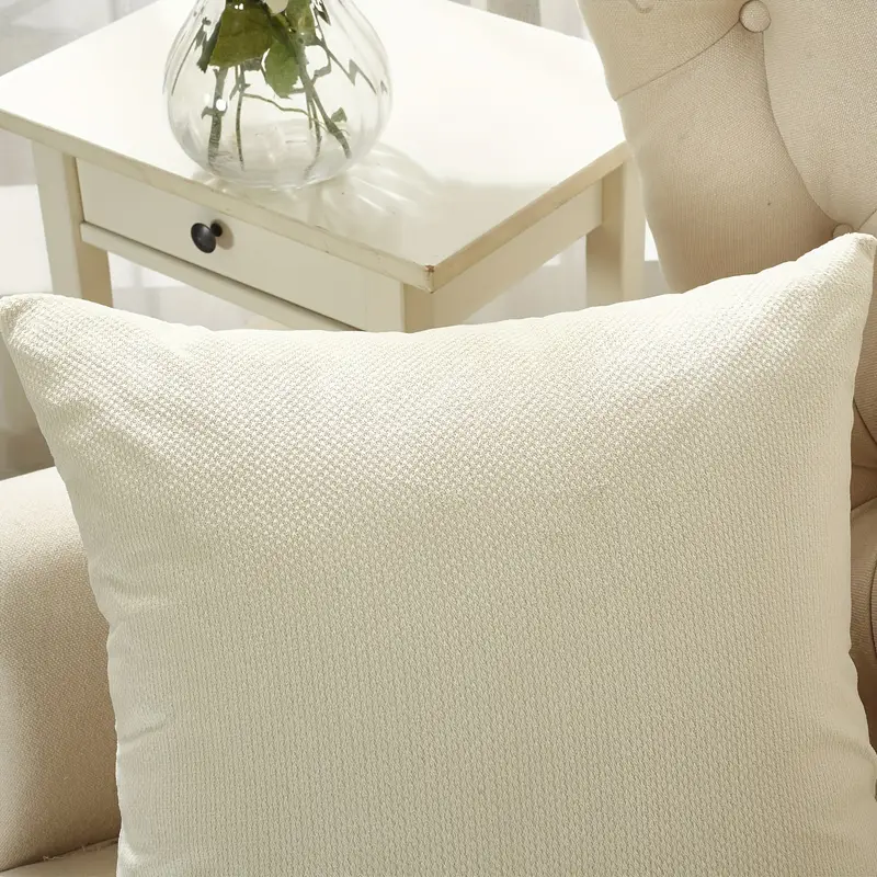 2pcs plush soft decorative throw pillow covers set with double sided no insert stylish cushion cover for sofa couch chair living room bedroom decor Product details 9