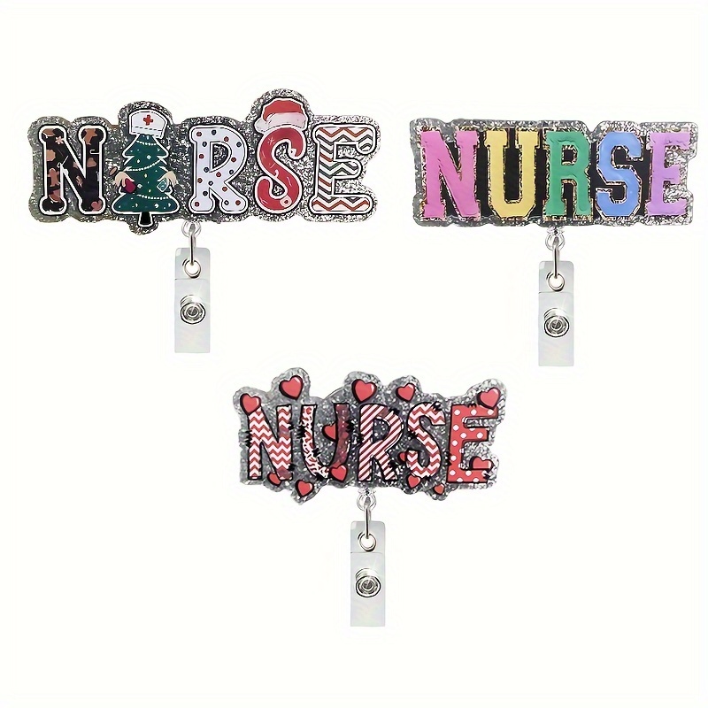 

1pc Exquisite Nurse Embellishment, Sunshine Shining Badge Reel, Help Nurses To Fix The Id, Give Nurses, Moms, Colleagues, Friends Of The Exquisite Gift