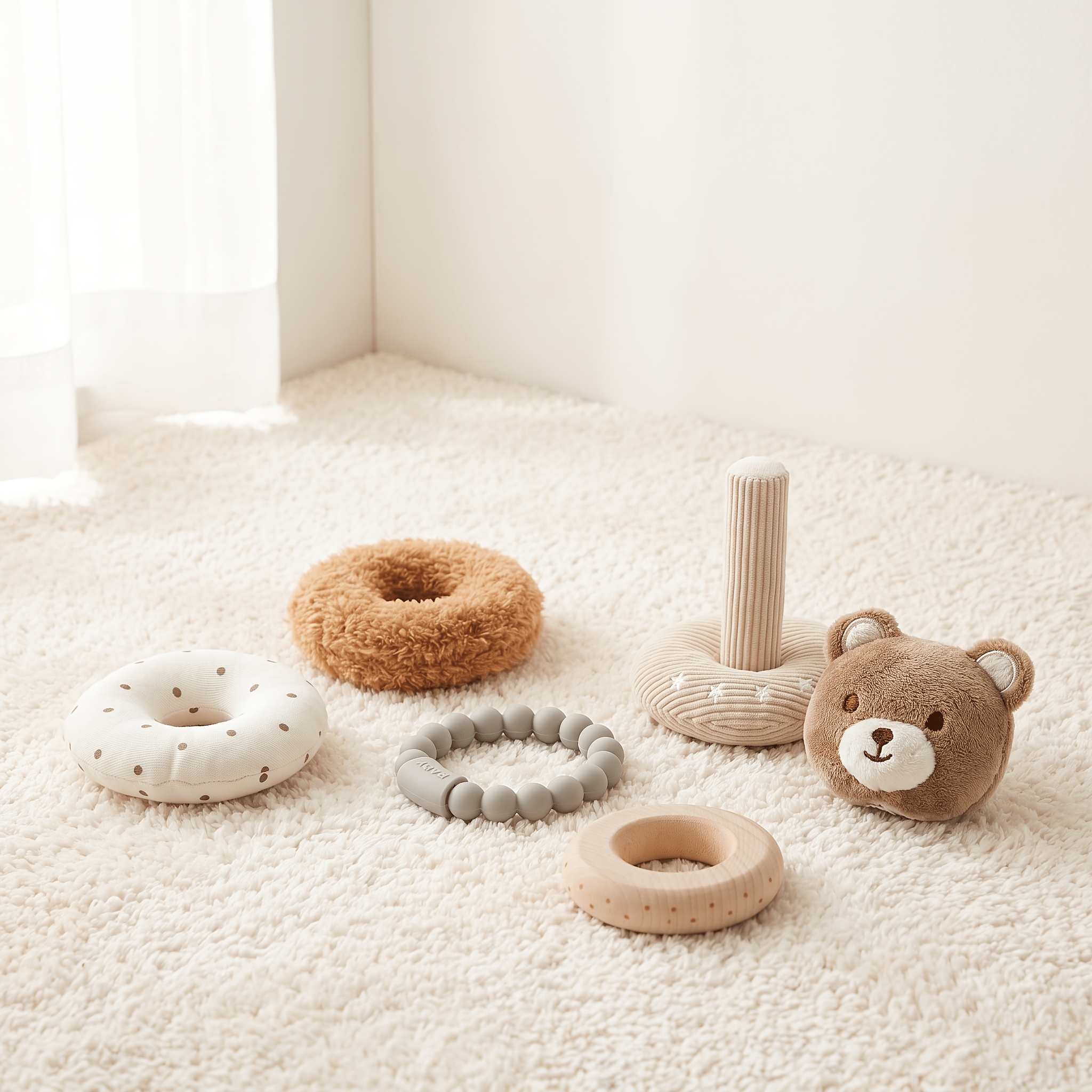 Adorable Bear Building Block Stacking Toy