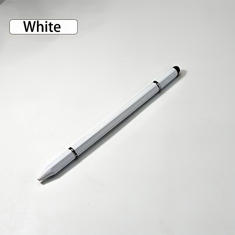 1pc Universal 3-in-1 Stylus Pen, High Sensitivity Disc Tip, Capacitive Touchscreen Pen with Ballpoint Pen Function, Compatible with iPhone, iPad, Android Tablets, Smartphones, No Battery Required, with Non-Electronic Components for Apple iPad Air 2