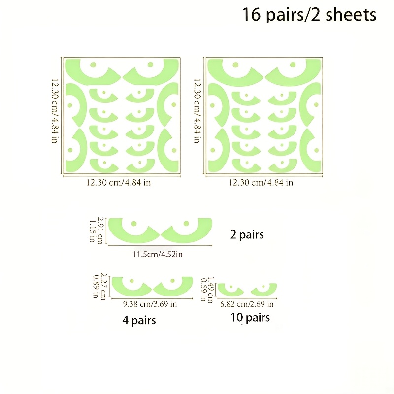 16 Pairs/2 Sheets -the-dark Halloween Window Sticker Set - Removable Fluorescent Halloween Stair Wall Decals For Home Wall And Window Decor. Halloween Eye Window Stickers