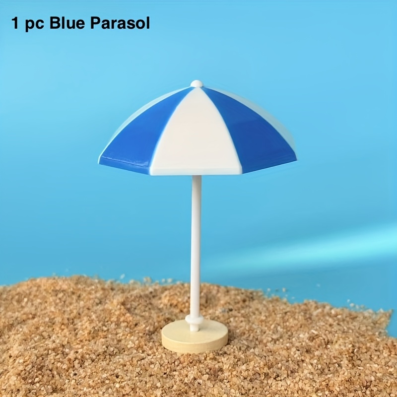 Set De 18 Miniaturas De Playa Hawaiana Para Decorar Plantas, Casas De Muñecas Y DIY – Sillas, Sombrillas, Barcos Y Más