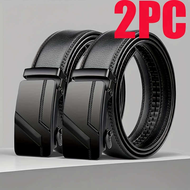Men's Belts with Automatic Buckles Business Style