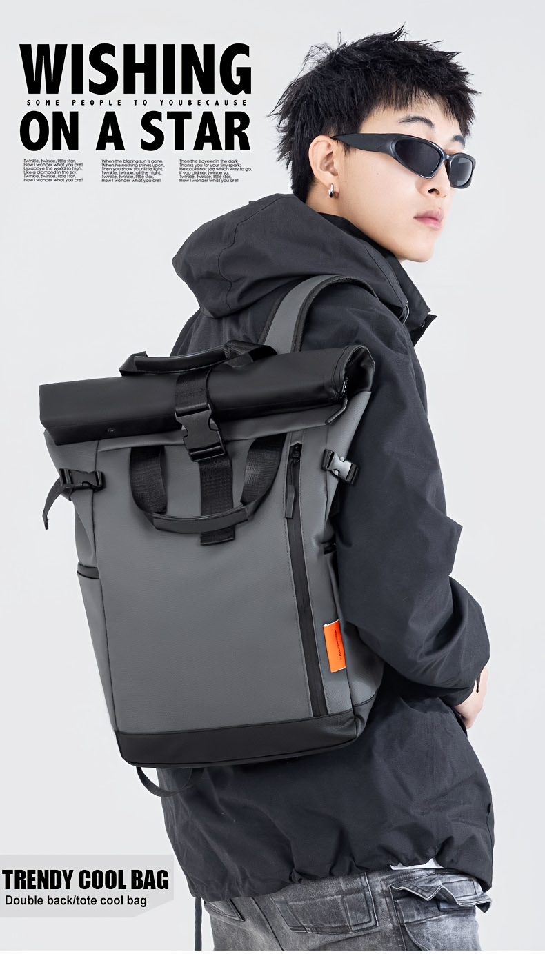 Men's and Women's Fashionable New Year's Gift Flip-Top Weight-Reducing and Stress-Relieving Backpack, New Trendy Valentine's Day Gift, Cut-Resistant Bag, Shoulder Backpack for Men and Women, Casual Backpack That Can Be Worn on the Back or Carried by