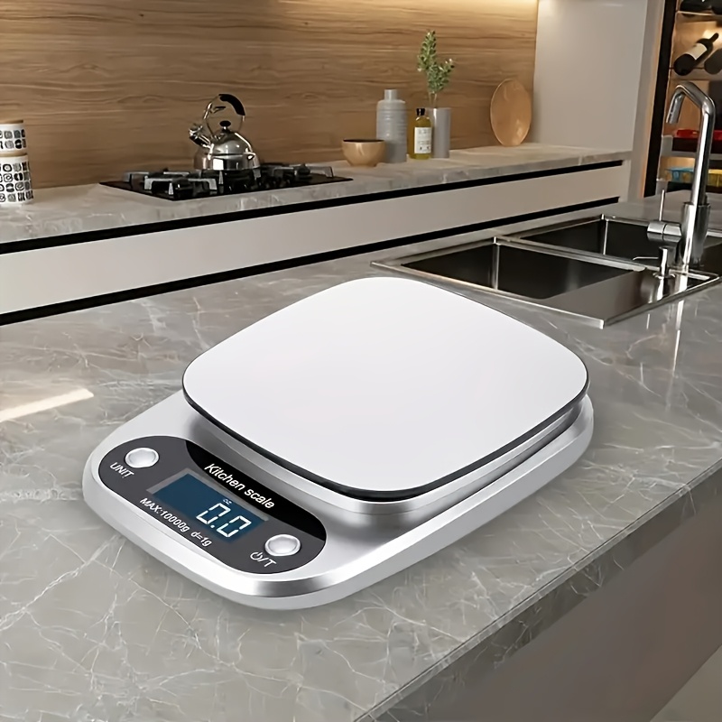 

1pc Scale, Precision 10kg, 1g, Lcd Display, Auto Shutoff, Battery Powered (battery Not Included) - Essential For Precise Cooking And Baking Measurements, For Tools