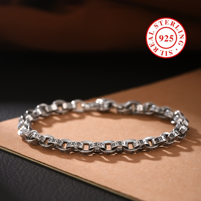 Kreuz Gold Herren 925 Sterlingsilber Kreuz-Anhänger Vergoldet - Mit Eisbaguette CZ Steinen, Hip Hop Style Kette 925 Silber Herren