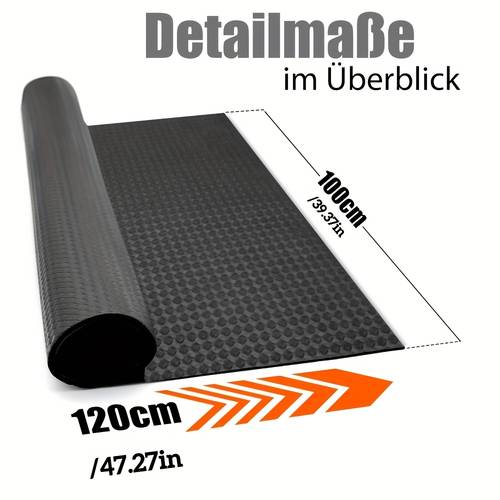non slip mat car universal cut to size non slip boot protection mat prevents cargo from slipping in ideal for transporting shopping tools or luggage used as a base in drawers tool trolleys or on work tables