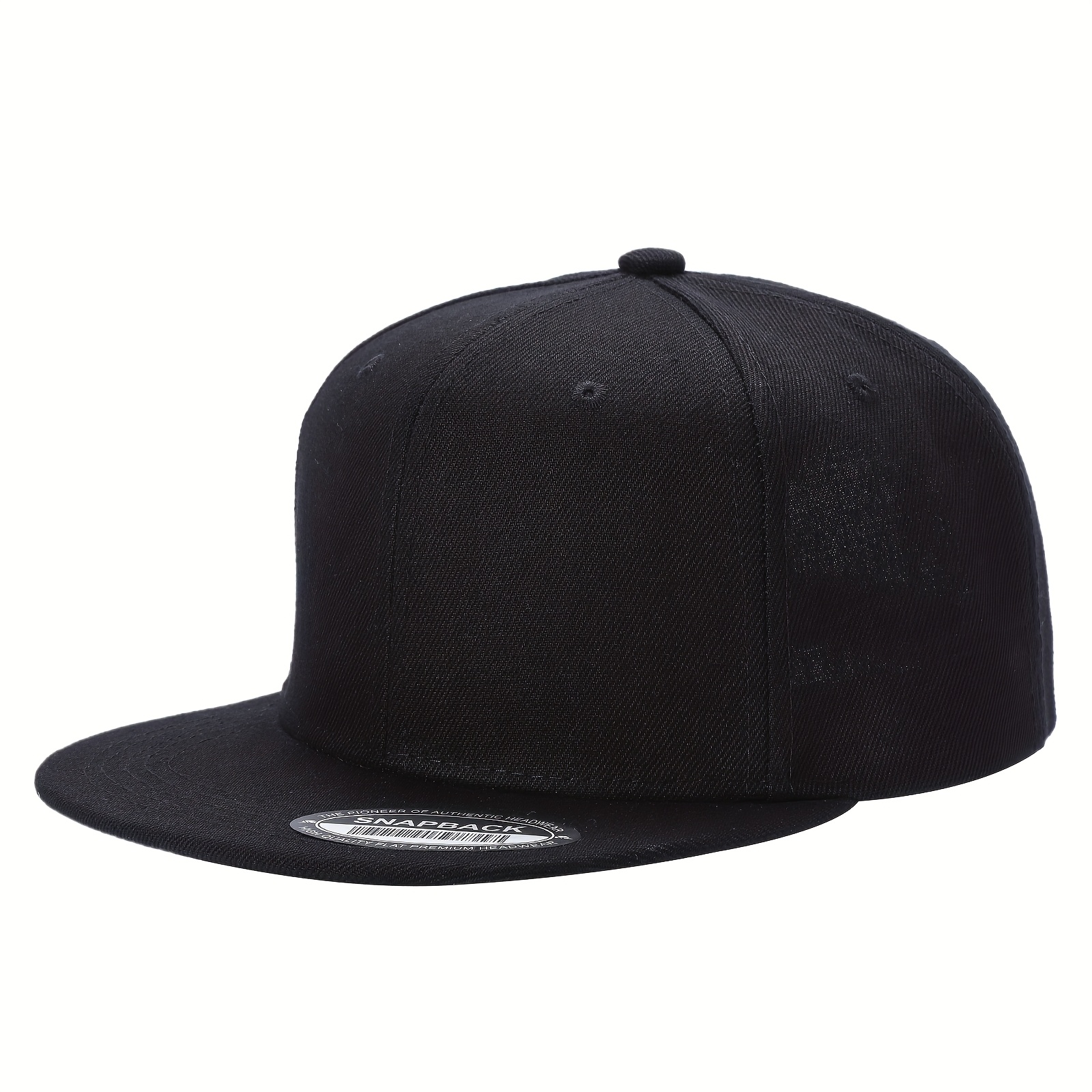 2pcs mens flat brim baseball caps soft breathable polyester   solid color black white casual outdoor sun protection hats for   leisure headgear sleek baseball cap breathable mesh cap details 2