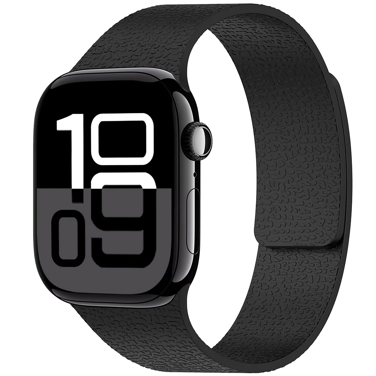 TEMU Cinturino Magnetico Compatibile con Cinturino Apple Watch 38/40/41/42/44/45/46/49mm, Cinturino Sportivo con Texture Litchi per Apple Watch Serie