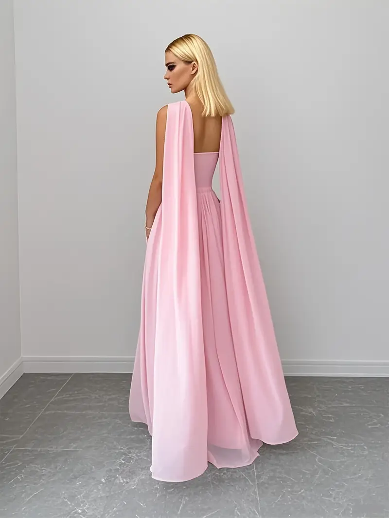 elegant solid color womens sleeveless long dress pleated - Temu elegant solid color womens sleeveless long dress pleated - Temu