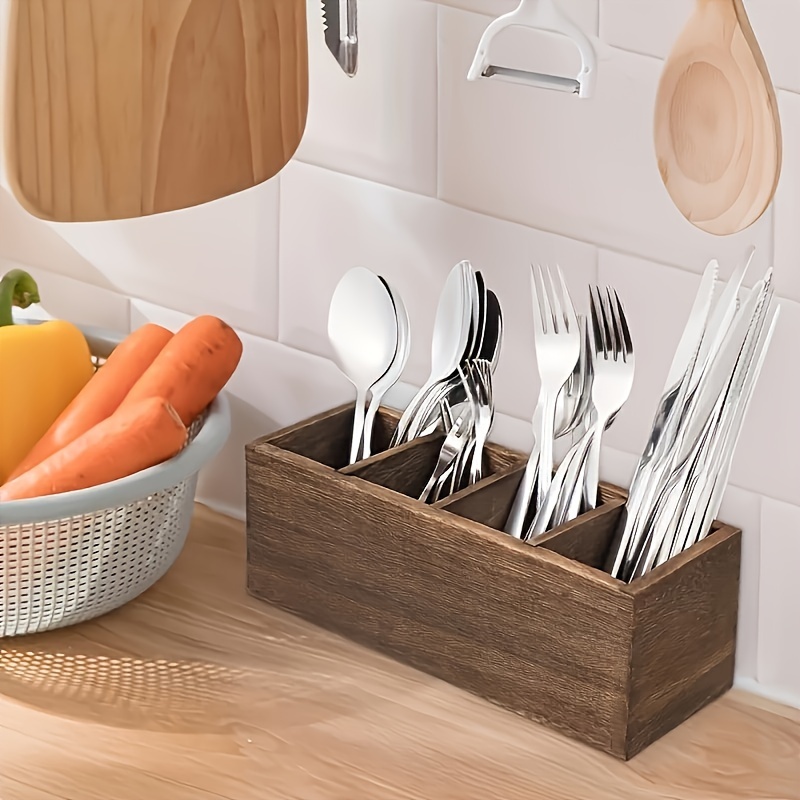 

1pc Kitchen Utensil Classification And Storage Box, Home Organization And Storage Supplies, Kitchen Accessories, Baskets, Bins & Containers For Home Organization