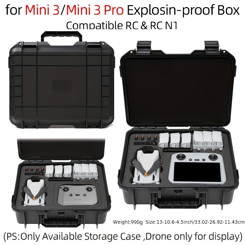 Dji Mini 3 Case Explosion Proof Case Mini 3 Pro Bag Portable